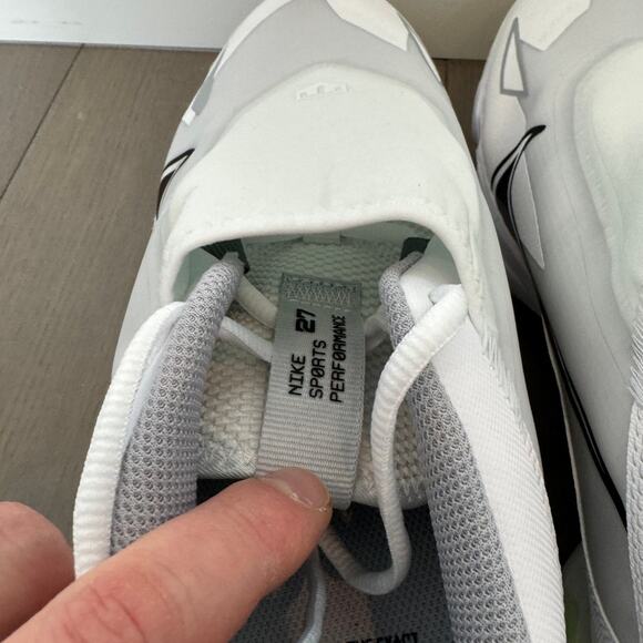 NEW Nike Force Zoom Trout 8 Pro Metal Baseball Cleats White/Black, Men's Size 13 - Picture 6 of 9